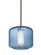 Besa Niles 10 Pendant, Blue Bubble/Opal, Bronze Finish, 1x60W Medium Base T10 (127|1TT-NILES10BO-BR)