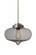 Besa Mira Stem Pendant Satin Nickel Smoke 1x4W LED Filament (127|1TT-MIRASM-EDIL-SN)