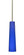 Besa Camino Stem Pendant Satin Nickel Cobalt Blue Matte 1x5W LED (127|1TT-5674CM-LED-SN)