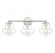 3-Light Bathroom Vanity Light in Polished Nickel (8483|M80073PN)