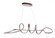 Pulse Dimmable LED Chandelier in Champagne Brass (20|55770-CHB-LED)