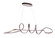 Pulse Dimmable LED Chandelier in Champagne Brass (20|55770-CHB-LED)
