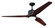 Mobi 60'' 3-Blade Indoor/Outdoor (Wet) Ceiling Fan in Oiled Bronze w/ Mahogany Blades; Integrated (20|MOB60OB3)