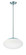 Gaze 1 Light 14'' Pendant in Chrome (White Glass) (20|56894-CH-WG)