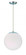 Gaze 1 Light 12'' Pendant in Chrome (White Glass) (20|56892-CH-WG)