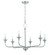 Jolenne 6 Light Chandelier in Brushed Polished Nickel (20|57026-BNK)