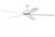 Super Pro 60'' 5-Blade Ceiling Fan in White/Polished Nickel w/ White/Washed Oak Blades (20|S60WPLN5-60WWOK)