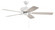 Pro Plus 52'' 5-Blade Ceiling Fan in White/Polished Nickel w/ White/Washed Oak Blades; Light Kit  (20|P52WPLN5-52WWOK)
