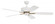 Pro Plus 52'' 5-Blade Ceiling Fan in White/Satin Brass w/ White/Washed Oak Blades (20|P52WSB5-52WWOK)