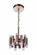 Simple Lux 12 Light LED Convertible Semi Flush in Satin Brass (20|57552-SB-LED)