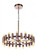 Simple Lux 24 Light LED Chandelier in Satin Brass (20|57524-SB-LED)