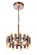 Simple Lux 16 Light LED Chandelier in Satin Brass (20|57516-SB-LED)