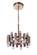 Simple Lux 16 Light LED Chandelier in Satin Brass (20|57516-SB-LED)
