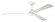 Sterling 60'' 3-Blade Indoor/Outdoor (Wet) Ceiling Fan in White w/ White Blades; Light Kit Includ (20|STL60W3)