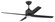 Quell 52'' 4-Blade Indoor/Outdoor (Damp) Ceiling Fan, Flat Black Finish, Flat Black Blades. LED L (20|QUL52FB4)