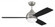 Keen 48'' 3-Blade Ceiling Fan in Brushed Polished Nickel w/ Flat Black/Greywood Blades (20|KNE48BNK3)