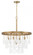 Vesi 5 Light Pendant in Satin Brass (20|P981SB5)