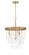 Vesi 4 Light Pendant in Satin Brass (20|P980SB4)