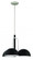 Kahn 3 Light Outdoor Chandelier in Midnight/Satin Aluminum (20|57223-MNSA)