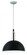Kahn 1 Light Outdoor Pendant in Midnight/Satin Aluminum (20|ZA4921-MNSA)