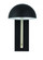 Kahn 1 Light Small Outdoor Wall Lantern in Midnight/Satin Aluminum (20|ZA4904-MNSA)