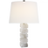 Square Chunky Stacked Table Lamp (279|CHA 8947ALB-L)