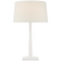 Strie Fluted Column Table Lamp (279|CHA 8707WHT-L)