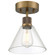 Martini LED Semi-Flush (7|63146LEDDLP-ABB/CLR)