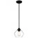 LED Pendant (7|28103LEDDLP-MBL/CLR)