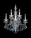 La Scala 5 Light 120V Wall Sconce in Florentine Bronze with Clear Crystals from Swarovski (168|5003-83S)