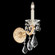 La Scala 1 Light 120V Wall Sconce in French Gold with Clear Heritage Handcut Crystal (168|5000-26)