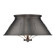 Golden Lighting Whitaker 2-light Flush Mount in Aged Steel (36|7917-FM AS)