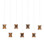 Alsop 7-Light Linear Multi-Drop Pendant (92|9000-1073)