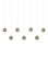 Giro 7-Light Linear Multi-Drop Pendant (92|9000-1056)