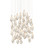 Glace White 36-Light Round Multi-Drop Pendant (92|9000-1039)