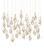 Glace White 30-Light Linear Multi-Drop Pendant (92|9000-1038)
