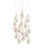 Glace White 15-Light Round Multi-Drop Pendant (92|9000-1036)