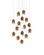 Iota 15-Light Round Multi-Drop Pendant (92|9000-1022)