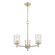 Ashli 3-Light Chandelier Ceiling Light Modern Gold (670|9213-MG)