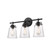 Amberose 3-Light Vanity Matte Black (670|4413-MB)