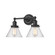 Eyden 2-Light Vanity Matte Black (670|4142-MB)