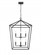 8-Light Pendant light Matte Black (670|3335-MB)