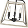 Bonnie 3-Light Semi-Flush Ceiling Mount Matte Black Grey Wood (670|3011-MB/GW)
