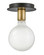 Extra Small Single Light Flush Mount (1118101|83201LCB)