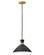 Medium Single Light Convertible Pendant (1118101|83257BK-HB)
