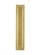 Aspen Contemporary dimmable LED 26 Outdoor Wall Sconce Light outdoor in a Natural Brass/Gold Colored (7355|700OWASP93026DNBUNVSLFSP)