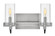 Small Two Light Vanity (87|58062BN)