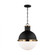 Hanks transitional 1-light indoor dimmable medium ceiling hanging single pendant light in midnight b (7725|6577101-112)