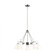 Clark modern 5-light indoor dimmable ceiling chandelier pendant light in brushed nickel silver finis (7725|3190505-962)