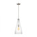 Arilda transitional 1-light indoor dimmable ceiling hanging single pendant in brushed nickel silver (7725|6537001-962)